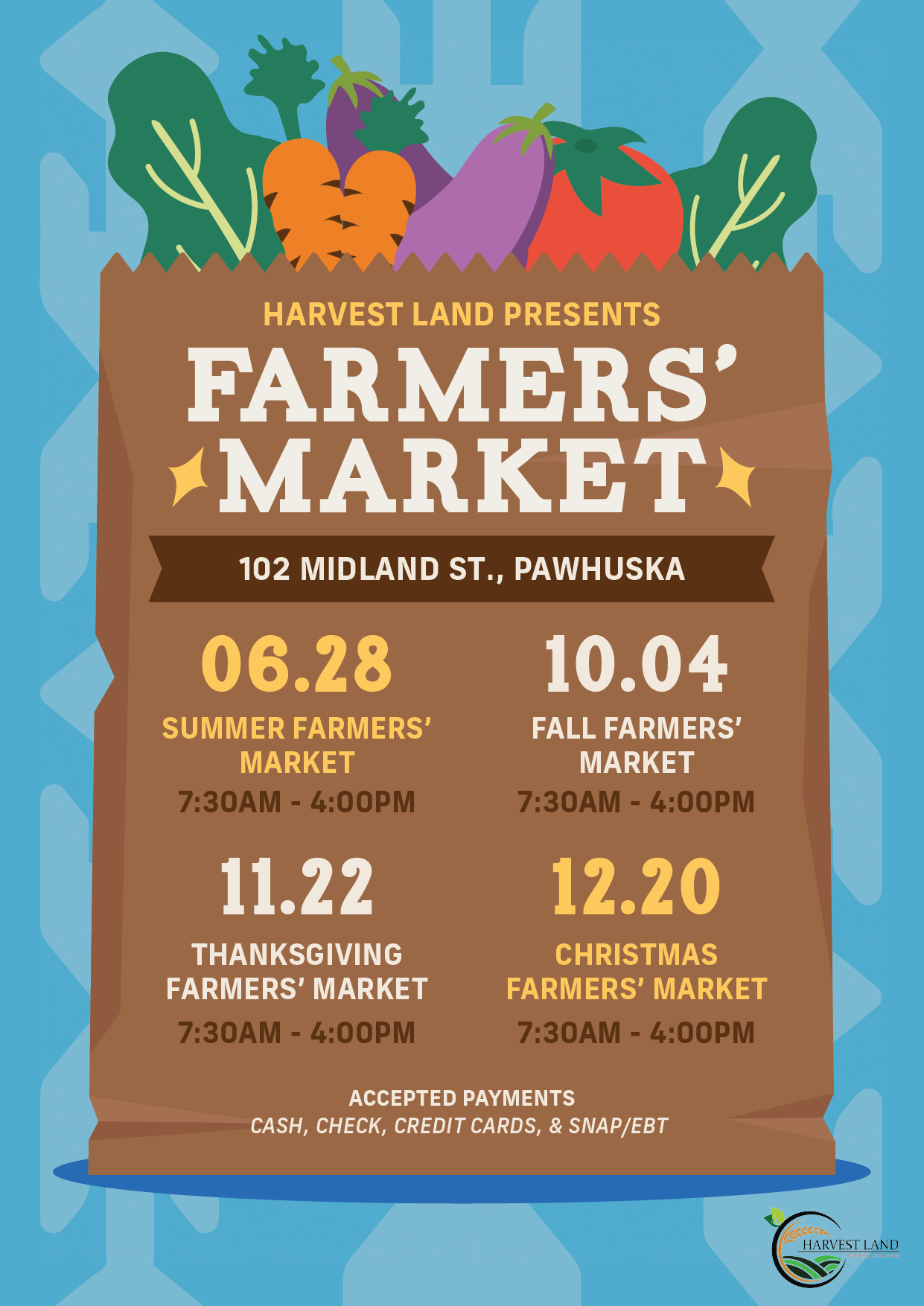 Harvest Land Presents Farmers' Market Osage Nation